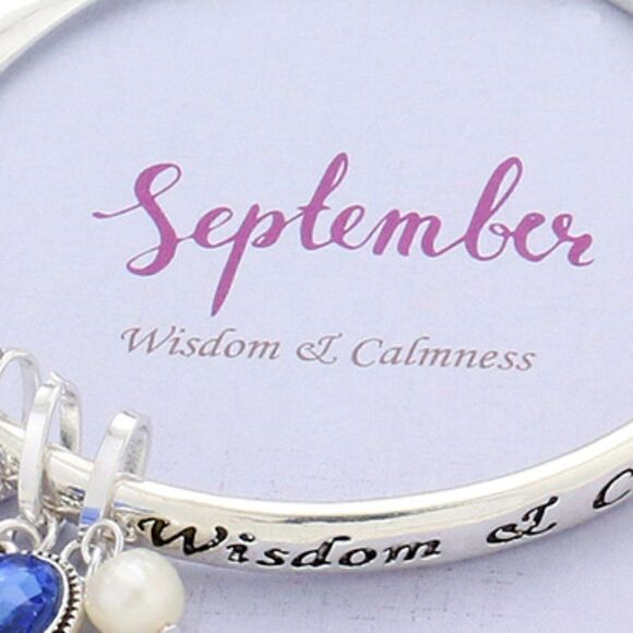 September Birthstone "Wisdom & Calmness" Bracelet - Picture 3 of 6
